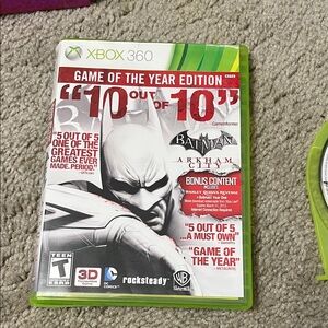 RockSteady Batman: Arkham City Game of the Year Edition - Green Xbox 360 Case